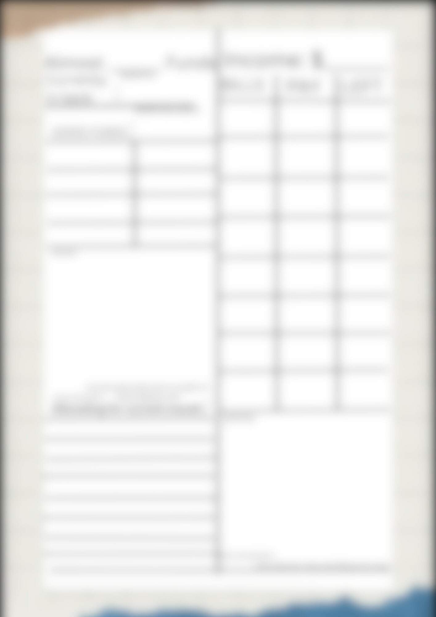 Monthly Budget Planner - Brown