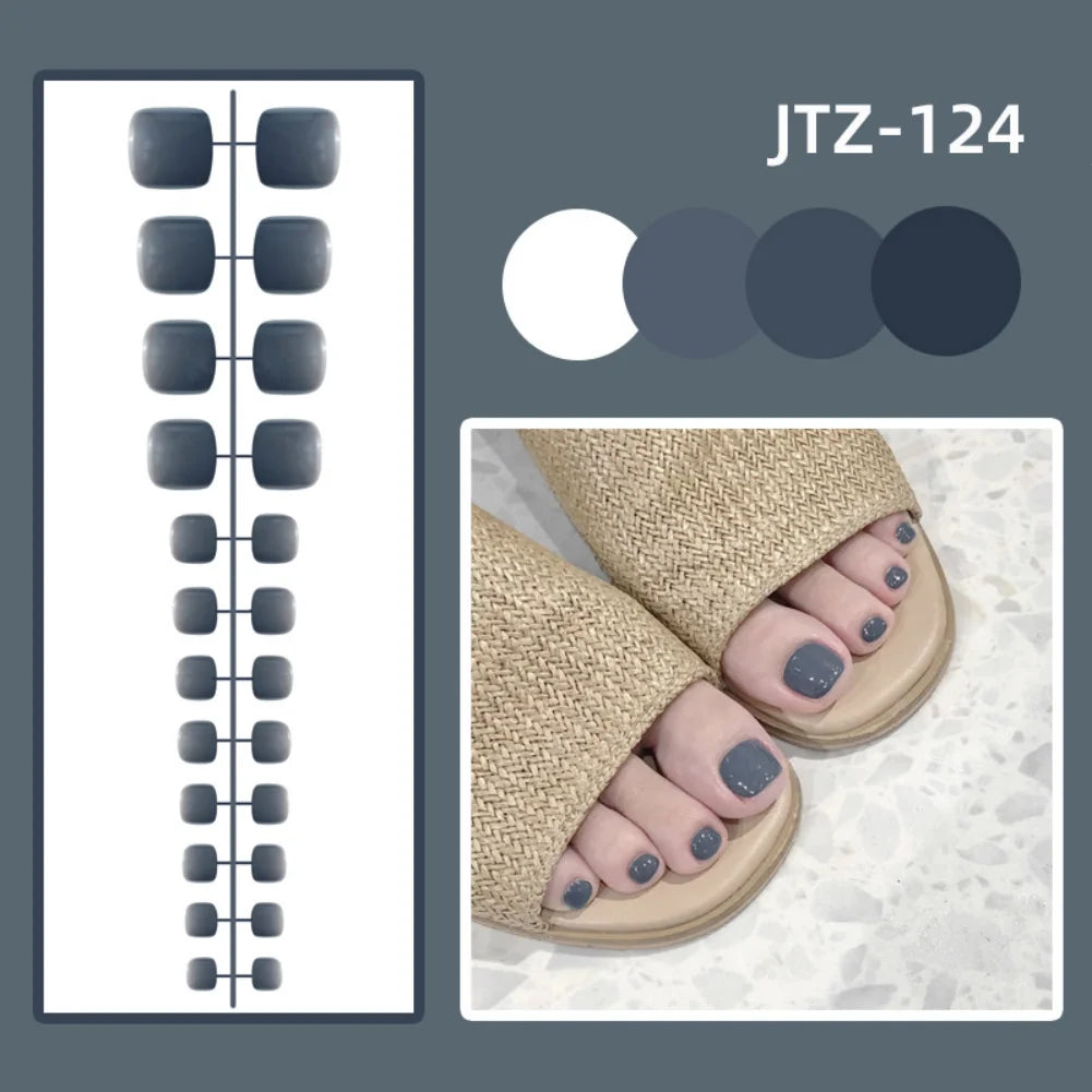24P Acrylic Toenails Press-ons