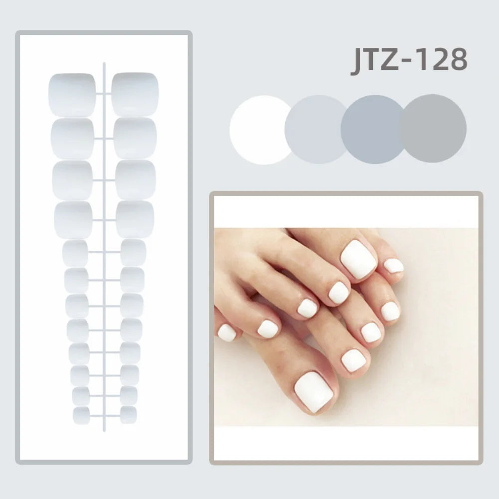 24P Acrylic Toenails Press-ons